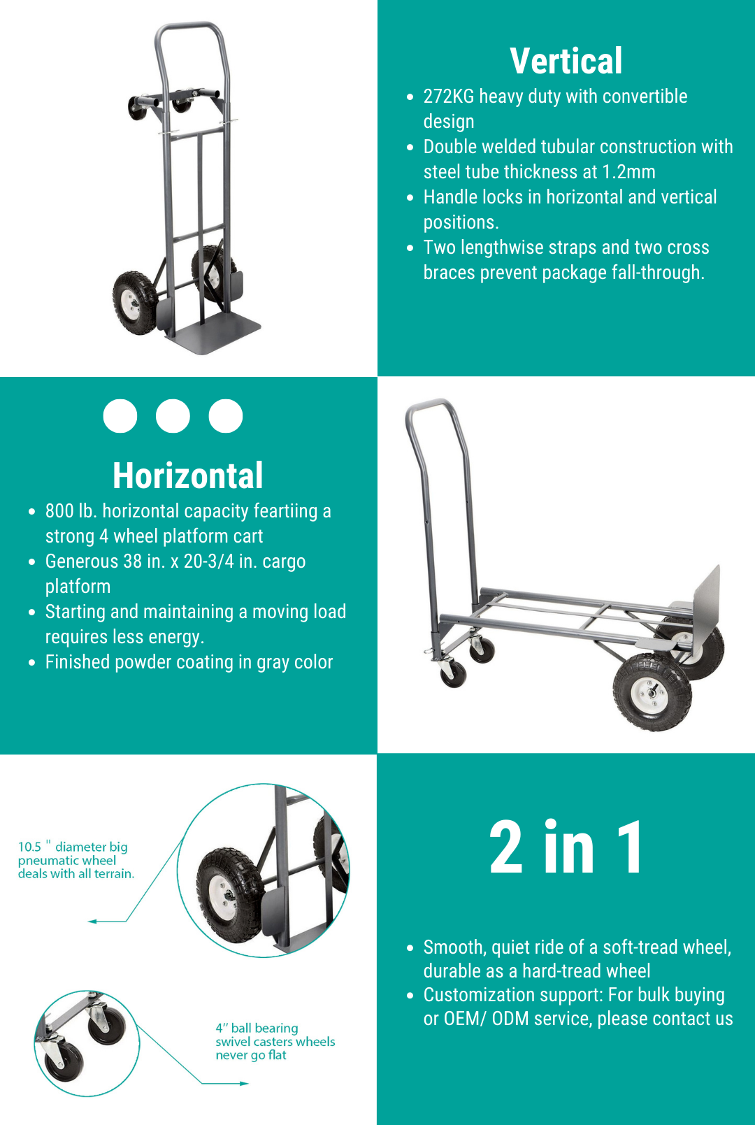 New Products Launch - A Brand New Series of Steel Hand Trucks